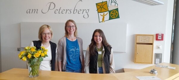 Sabine Vollenhals, Brigitte Gschwendter und Theresa Schadl